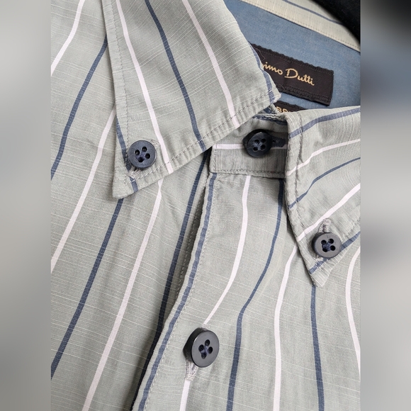 Massimo Dutti Stripped Shirt L - Picture 5 of 7